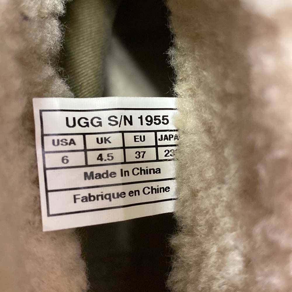 Ugg Platform Leather Ankle Boots Booties - Picture 6 of 6